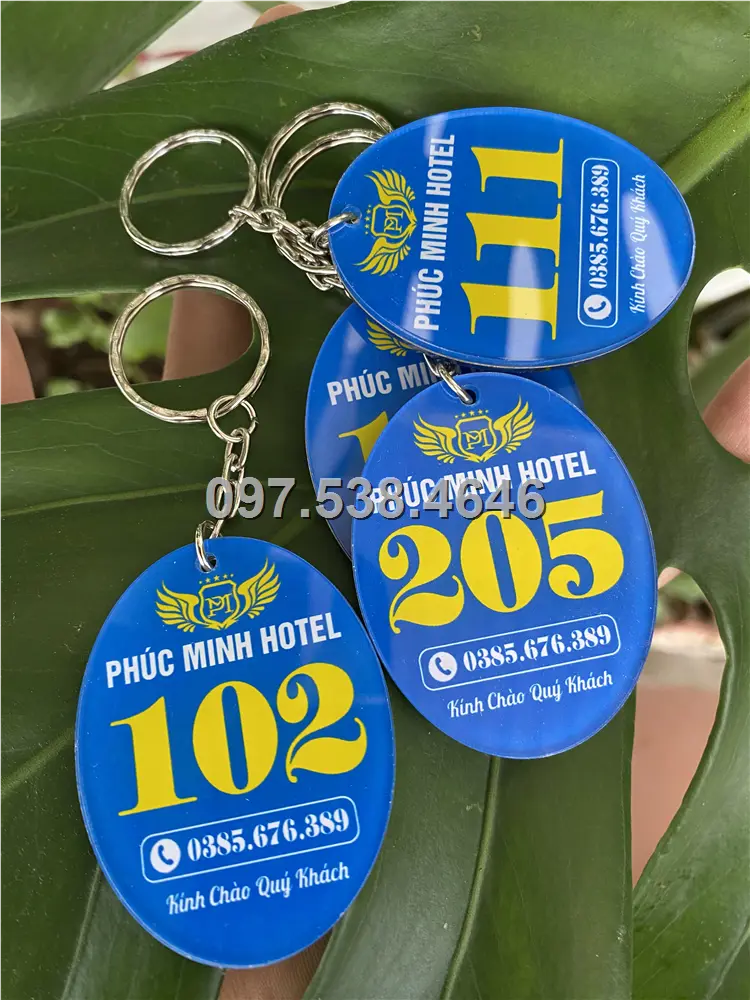 Móc Khóa Khách Sạn, Hotel, Mote, Homestay Theo Yêu Cầu hình oval elip màu xanh dương , Giá Xưởng, Cắt Laser, Mica Trong Suốt Dày 4mm , kích thước 4.5x5.5 cm , Giá Tận Gốc, Free Ship Từ 30 Cái 10 Móc Khóa Khách Sạn, Hotel, Mote, Homestay Theo Yêu Cầu hình oval elip màu xanh dương , Giá Xưởng, Cắt Laser, Mica Trong Suốt Dày 4mm , kích thước 4.5x5.5 cm , Giá Tận Gốc, Free Ship Từ 30 Cái - Ảnh 10