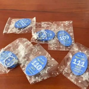 Móc Khóa Khách Sạn Mica Trong 2 Mặt, Hình Elip Và Oval Đa Dạng Màu, Tên Khách Sạn, Nhà Nghỉ, Homestay, Motel, Hotel In Theo Yêu Cầu 1