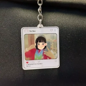 Móc Khoá Khung Instagram In Theo Yêu Cầu Ghép Mặt In Làm Quà Tặng Phụ Kiện Chất Liệu Acrylic Kích Thước 5cm 1