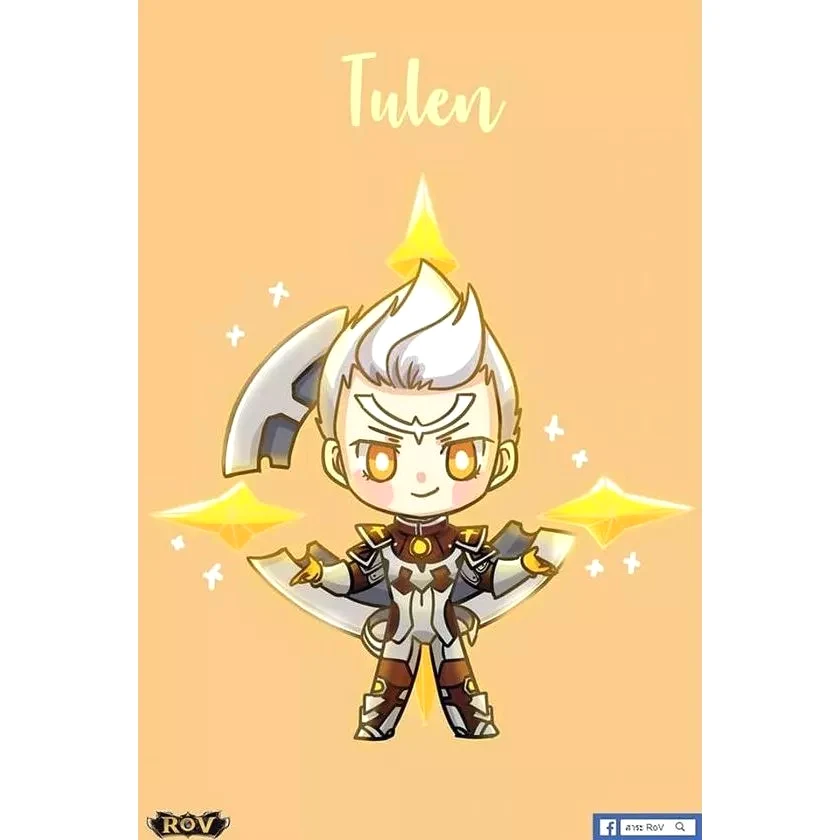 Móc Khoá Liên Quân - Dirak - Arena Of Valor Xinh Xắn, Chất Liệu Mica Trong Suốt In 2 Mặt, Kích Thước 5cm , Trang Trí Treo Cặp, Balo 6