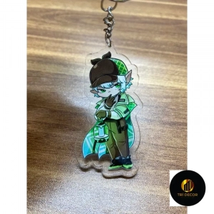 Móc Khoá Liên Quân -Eland’orr – Arena Of Valor, Balo Chất Liệu Mica Trong Suốt In 2 Mặt, Kích Thước 5cm , Trang Trí Treo Cặp, Balo