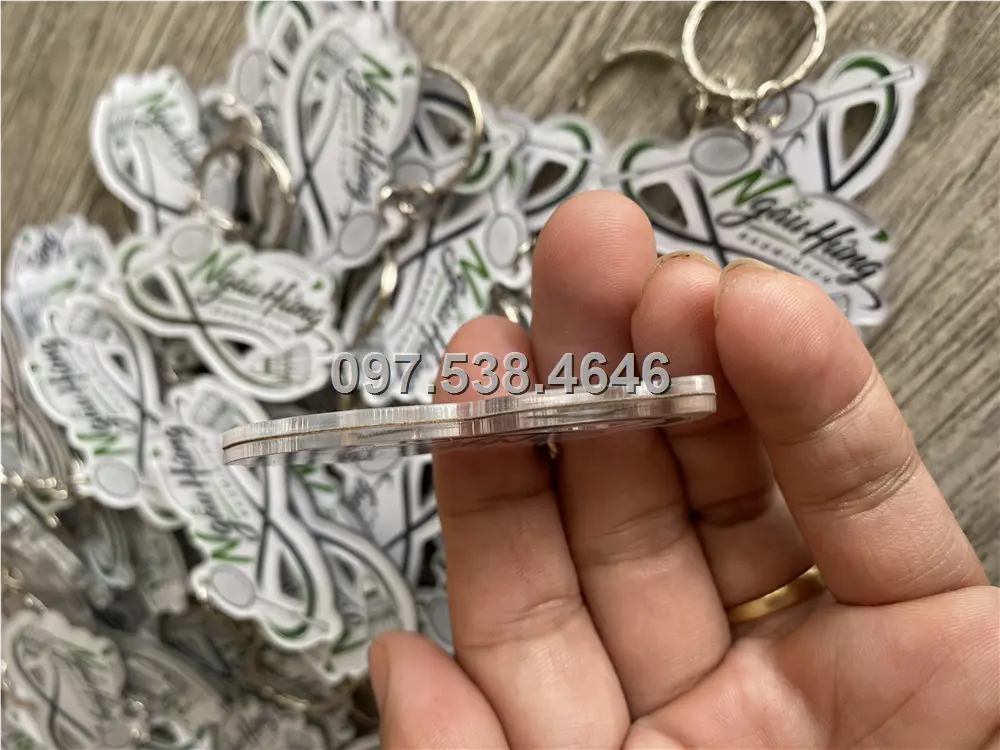 Móc Khóa Logo Treo Theo Yêu Cầu mẩu Cầu Lông , Giá Xưởng, Cắt Laser, Mica Trong Suốt Dày 4mm , kích thước 4.5x5.5 cm , Giá Tận Gốc, Free Ship Từ 30 Cái 4 Móc Khóa Logo Treo Theo Yêu Cầu mẩu Cầu Lông
, Giá Xưởng, Cắt Laser, Mica Trong Suốt Dày 4mm , kích thước 4.5x5.5 cm , Giá Tận Gốc, Free Ship Từ 30 Cái - Ảnh 4
