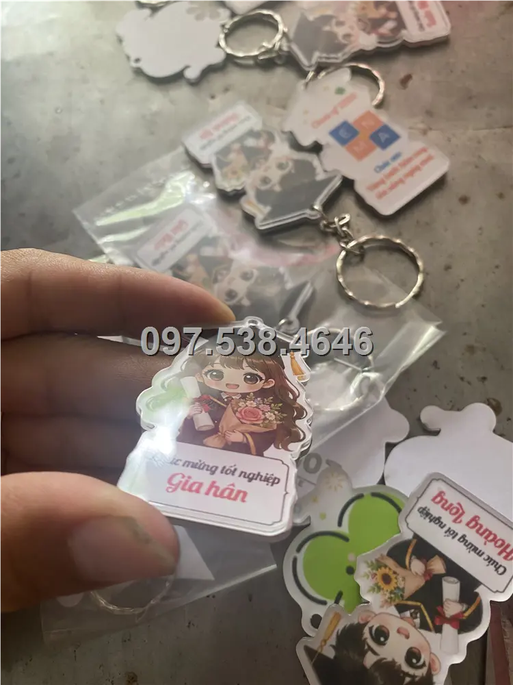 Móc Khóa Logo Treo Theo Yêu Cầu tại Cần Thơ , Giá Xưởng, Cắt Laser, Mica Trong Suốt Dày 4mm , kích thước 4.5x5.5 cm , Giá Tận Gốc, Free Ship Từ 30 Cái 7 Móc Khóa Logo Treo Theo Yêu Cầu tại Cần Thơ , Giá Xưởng, Cắt Laser, Mica Trong Suốt Dày 4mm , kích thước 4.5x5.5 cm , Giá Tận Gốc, Free Ship Từ 30 Cái - Ảnh 7