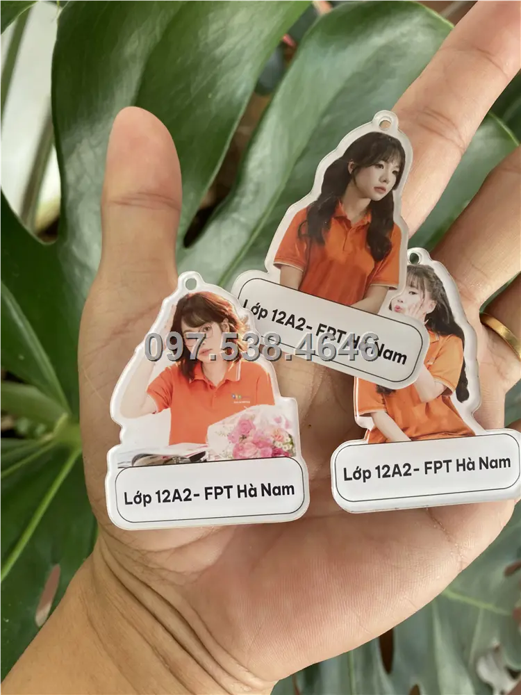Móc Khóa Logo Treo Theo Yêu Cầu tại Cao Bằng , Giá Xưởng, Cắt Laser, Mica Trong Suốt Dày 4mm , kích thước 4.5x5.5 cm , Giá Tận Gốc, Free Ship Từ 30 Cái 9 Móc Khóa Logo Treo Theo Yêu Cầu tại Cao Bằng
, Giá Xưởng, Cắt Laser, Mica Trong Suốt Dày 4mm , kích thước 4.5x5.5 cm , Giá Tận Gốc, Free Ship Từ 30 Cái - Ảnh 9