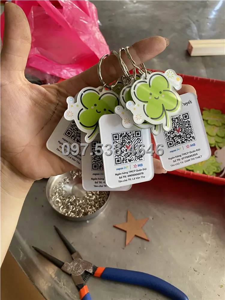 Móc Khóa Logo Treo Theo Yêu Cầu tại Cao Bằng , Giá Xưởng, Cắt Laser, Mica Trong Suốt Dày 4mm , kích thước 4.5x5.5 cm , Giá Tận Gốc, Free Ship Từ 30 Cái 2 Móc Khóa Logo Treo Theo Yêu Cầu tại Cao Bằng
, Giá Xưởng, Cắt Laser, Mica Trong Suốt Dày 4mm , kích thước 4.5x5.5 cm , Giá Tận Gốc, Free Ship Từ 30 Cái - Ảnh 2