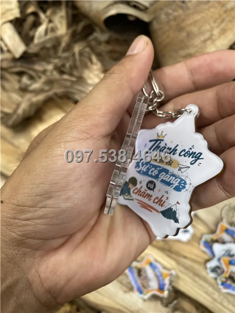 Móc Khóa Logo Treo Theo Yêu Cầu tại Đà Lạt ,Lâm Đồng , Giá Xưởng, Cắt Laser, Mica Trong Suốt Dày 4mm , kích thước 4.5x5.5 cm , Giá Tận Gốc, Free Ship Từ 30 Cái 8 Móc Khóa Logo Treo Theo Yêu Cầu tại Đà Lạt ,Lâm Đồng , Giá Xưởng, Cắt Laser, Mica Trong Suốt Dày 4mm , kích thước 4.5x5.5 cm , Giá Tận Gốc, Free Ship Từ 30 Cái - Ảnh 8