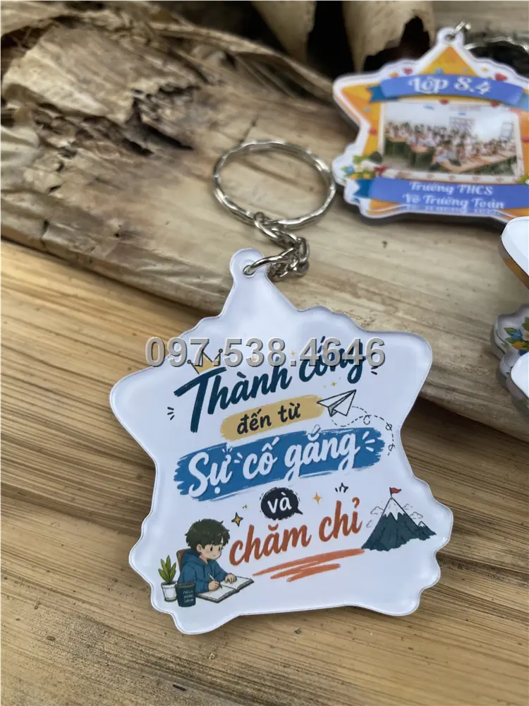 Móc Khóa Logo Treo Theo Yêu Cầu tại Đà Lạt ,Lâm Đồng , Giá Xưởng, Cắt Laser, Mica Trong Suốt Dày 4mm , kích thước 4.5x5.5 cm , Giá Tận Gốc, Free Ship Từ 30 Cái 2 Móc Khóa Logo Treo Theo Yêu Cầu tại Đà Lạt ,Lâm Đồng , Giá Xưởng, Cắt Laser, Mica Trong Suốt Dày 4mm , kích thước 4.5x5.5 cm , Giá Tận Gốc, Free Ship Từ 30 Cái - Ảnh 2