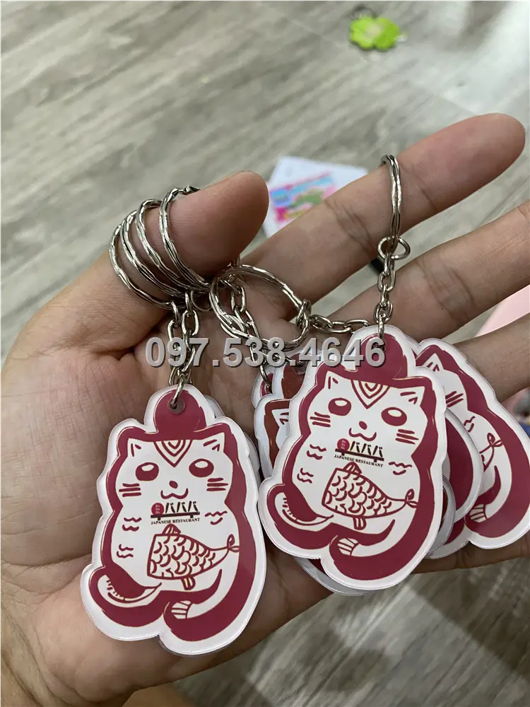 Móc Khóa Logo Treo Theo Yêu Cầu tại Dĩ An ,Bình Dương , Giá Xưởng, Cắt Laser, Mica Trong Suốt Dày 4mm , kích thước 4.5x5.5 cm , Giá Tận Gốc, Free Ship Từ 30 Cái 8 Móc Khóa Logo Treo Theo Yêu Cầu tại Dĩ An ,Bình Dương , Giá Xưởng, Cắt Laser, Mica Trong Suốt Dày 4mm , kích thước 4.5x5.5 cm , Giá Tận Gốc, Free Ship Từ 30 Cái - Ảnh 8