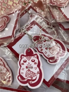 Móc Khóa Logo Treo Theo Yêu Cầu tại Dĩ An ,Bình Dương , Giá Xưởng, Cắt Laser, Mica Trong Suốt Dày 4mm , kích thước 4.5×5.5 cm , Giá Tận Gốc, Free Ship Từ 30 Cái