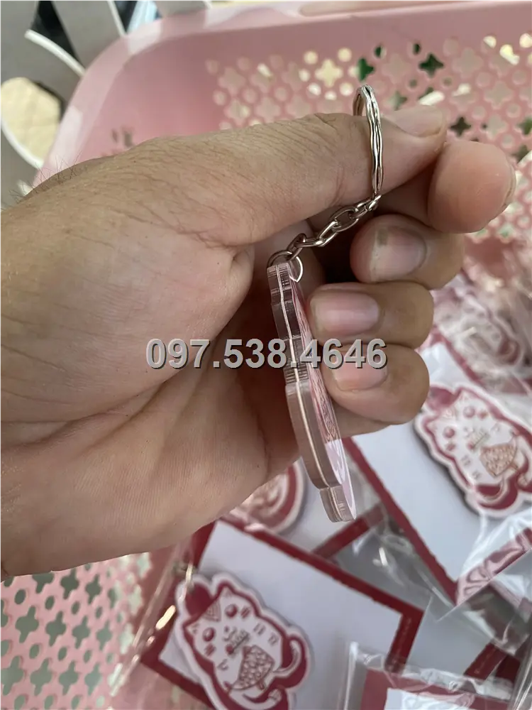 Móc Khóa Logo Treo Theo Yêu Cầu tại Dĩ An ,Bình Dương , Giá Xưởng, Cắt Laser, Mica Trong Suốt Dày 4mm , kích thước 4.5x5.5 cm , Giá Tận Gốc, Free Ship Từ 30 Cái 2 Móc Khóa Logo Treo Theo Yêu Cầu tại Dĩ An ,Bình Dương , Giá Xưởng, Cắt Laser, Mica Trong Suốt Dày 4mm , kích thước 4.5x5.5 cm , Giá Tận Gốc, Free Ship Từ 30 Cái - Ảnh 2