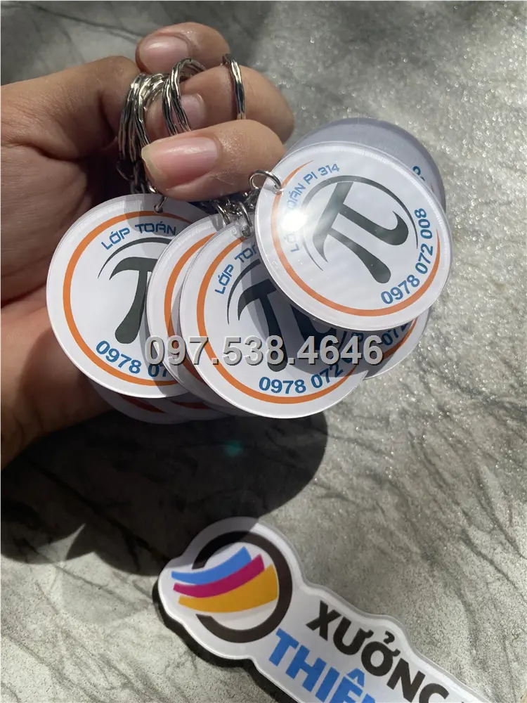 Móc Khóa Logo Treo Theo Yêu Cầu tại Đồng Hới ,Quảng Bình , Giá Xưởng, Cắt Laser, Mica Trong Suốt Dày 4mm , kích thước 4.5x5.5 cm , Giá Tận Gốc, Free Ship Từ 30 Cái 6 Móc Khóa Logo Treo Theo Yêu Cầu tại Đồng Hới ,Quảng Bình , Giá Xưởng, Cắt Laser, Mica Trong Suốt Dày 4mm , kích thước 4.5x5.5 cm , Giá Tận Gốc, Free Ship Từ 30 Cái - Ảnh 6