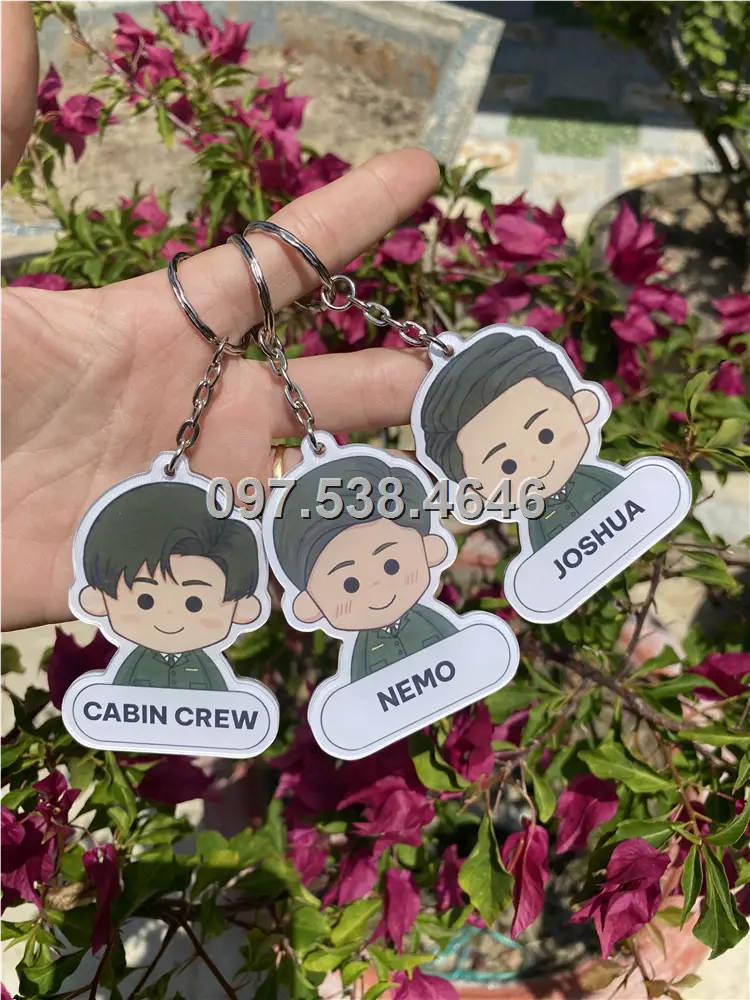 Móc Khóa Logo Treo Theo Yêu Cầu tại Gia Nghĩa , Đắk Nông , Giá Xưởng, Cắt Laser, Mica Trong Suốt Dày 4mm , kích thước 4.5x5.5 cm , Giá Tận Gốc, Free Ship Từ 30 Cái 3 Móc Khóa Logo Treo Theo Yêu Cầu tại Gia Nghĩa , Đắk Nông , Giá Xưởng, Cắt Laser, Mica Trong Suốt Dày 4mm , kích thước 4.5x5.5 cm , Giá Tận Gốc, Free Ship Từ 30 Cái - Ảnh 3
