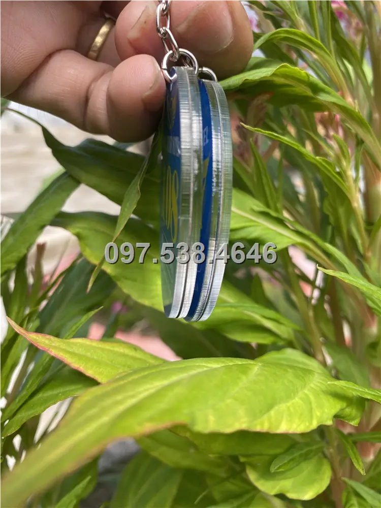 Móc Khóa Logo Treo Theo Yêu Cầu tại Hòa Bình , Giá Xưởng, Cắt Laser, Mica Trong Suốt Dày 4mm , kích thước 4.5x5.5 cm , Giá Tận Gốc, Free Ship Từ 30 Cái 5 Móc Khóa Logo Treo Theo Yêu Cầu tại Hòa Bình
, Giá Xưởng, Cắt Laser, Mica Trong Suốt Dày 4mm , kích thước 4.5x5.5 cm , Giá Tận Gốc, Free Ship Từ 30 Cái - Ảnh 5