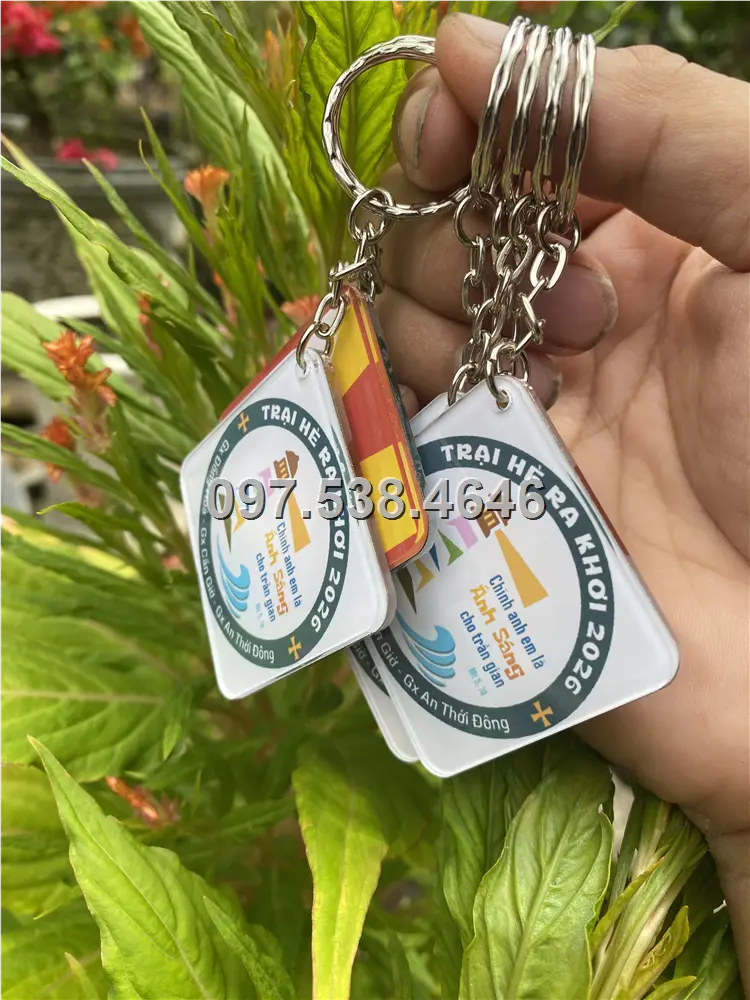 Móc Khóa Logo Treo Theo Yêu Cầu tại Huế ,Thừa Thiên Huế , Giá Xưởng, Cắt Laser, Mica Trong Suốt Dày 4mm , kích thước 4.5x5.5 cm , Giá Tận Gốc, Free Ship Từ 30 Cái 5 Móc Khóa Logo Treo Theo Yêu Cầu tại Huế ,Thừa Thiên Huế , Giá Xưởng, Cắt Laser, Mica Trong Suốt Dày 4mm , kích thước 4.5x5.5 cm , Giá Tận Gốc, Free Ship Từ 30 Cái - Ảnh 5