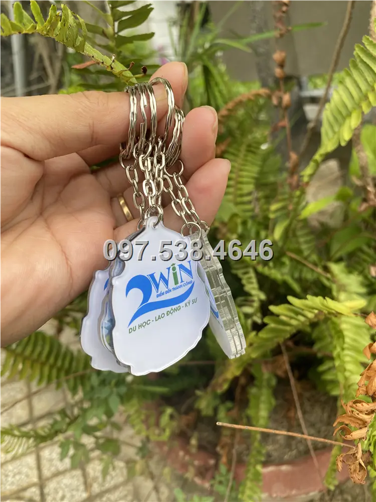 Móc Khóa Logo Treo Theo Yêu Cầu tại Lai Châu , Giá Xưởng, Cắt Laser, Mica Trong Suốt Dày 4mm , kích thước 4.5x5.5 cm , Giá Tận Gốc, Free Ship Từ 30 Cái 5 Móc Khóa Logo Treo Theo Yêu Cầu tại Lai Châu , Giá Xưởng, Cắt Laser, Mica Trong Suốt Dày 4mm , kích thước 4.5x5.5 cm , Giá Tận Gốc, Free Ship Từ 30 Cái - Ảnh 5
