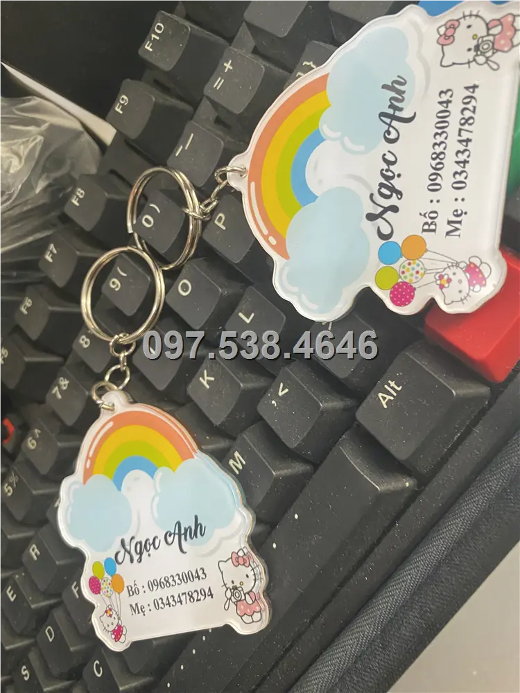 Móc Khóa Logo Treo Theo Yêu Cầu tại Ninh Bình, Giá Xưởng, Cắt Laser, Mica Trong Suốt Dày 4mm , kích thước 4.5x5.5 cm , Giá Tận Gốc, Free Ship Từ 30 Cái 5 Móc Khóa Logo Treo Theo Yêu Cầu tại Ninh Bình, Giá Xưởng, Cắt Laser, Mica Trong Suốt Dày 4mm , kích thước 4.5x5.5 cm , Giá Tận Gốc, Free Ship Từ 30 Cái - Ảnh 5