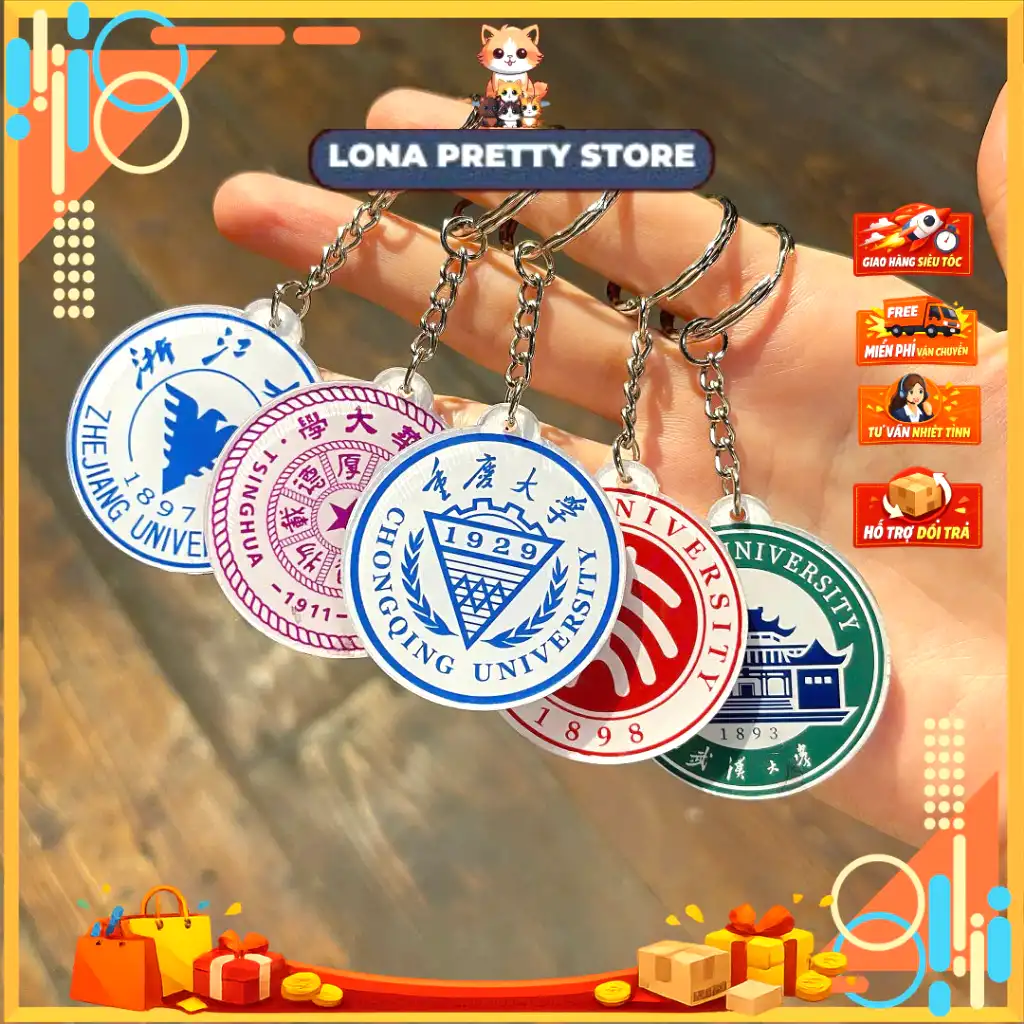 Móc Khóa Logo Trường Đại Học Trung Quốc Nổi Tiếng, In Mica 2 Mặt Bóng, Nhẹ Bền Đẹp, Quà Lưu Niệm Ý Nghĩa 3 Móc Khóa Logo Trường Đại Học Trung Quốc Nổi Tiếng, In Mica 2 Mặt Bóng, Nhẹ Bền Đẹp, Quà Lưu Niệm Ý Nghĩa 2