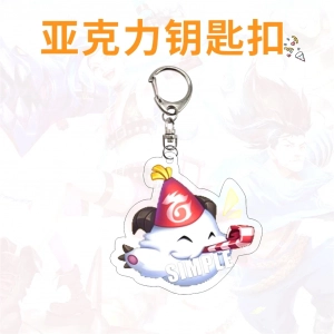 Móc Khóa LOL Biểu Tượng Cảm Xúc Anh Hùng Cấp 7 Logo Giải Jinx Mặt Dây Chuyền Yasuo Dog Tag