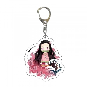 Móc Khóa Manga Anime Demon Slayer Thanh Gươm Diệt Quỷ Acrylic Keychain Nezuko Nezuko Tanjiro Zenitsu Muzan Shinobu , Mica Trong Suốt In 2 Mặt, Kích Thước 5cm , Trang Trí Treo Cặp, Balo
