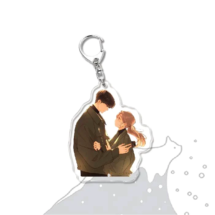 Móc Khóa MANHUA Khó Dỗ Dành Anime Chibi Xinh Xắn Đáng Yêu 2