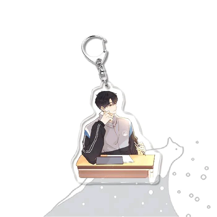 Móc Khóa MANHUA Khó Dỗ Dành Anime Chibi Xinh Xắn Đáng Yêu 3