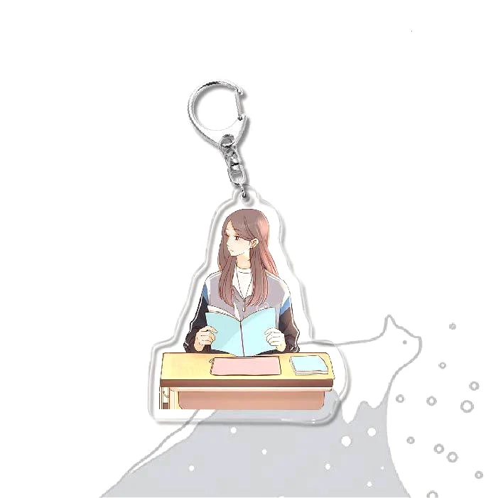 Móc Khóa MANHUA Khó Dỗ Dành Anime Chibi Xinh Xắn Đáng Yêu 4