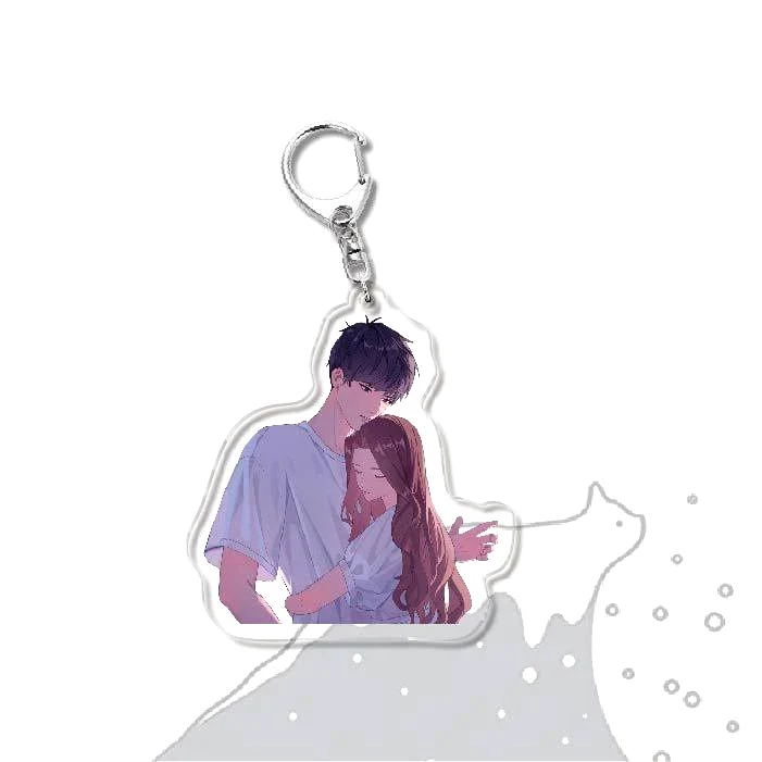 Móc Khóa MANHUA Khó Dỗ Dành Anime Chibi Xinh Xắn Đáng Yêu