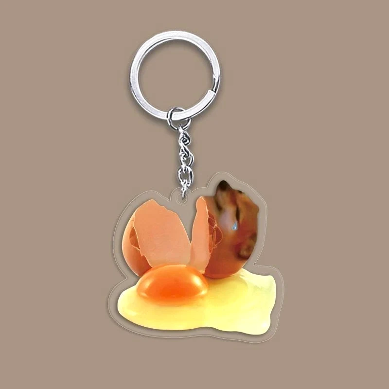 Móc Khóa Meme Chó Vàng Chó Pikachu Chó Ếch Chó Vô Tri Phụ Kiện Trang Trí Túi Xách Balo 2