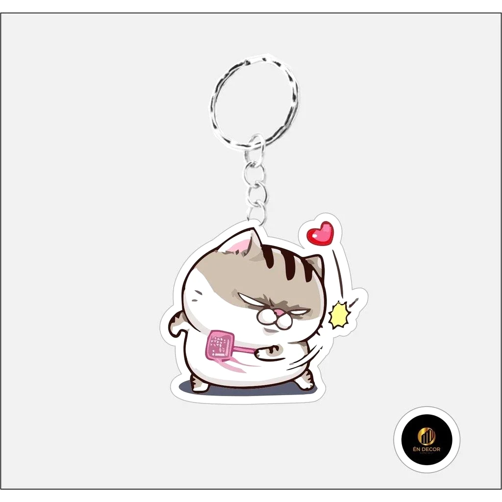 Móc Khóa Mèo Ami Bụng Bự Xinh Xắn Cute Tặng Người Thân, Bạn Bè, Làm Theo Yêu Cầu, Chất Liệu Mica Trong Suốt In 2 Mặt, Kích Thước 5cm , Trang Trí Treo Cặp, Balo 5 Móc Khóa Mèo Ami Bụng Bự Xinh Xắn Cute Tặng Người Thân, Bạn Bè, Làm Theo Yêu Cầu, Chất Liệu Mica Trong Suốt In 2 Mặt, Kích Thước 5cm , Trang Trí Treo Cặp, Balo 4