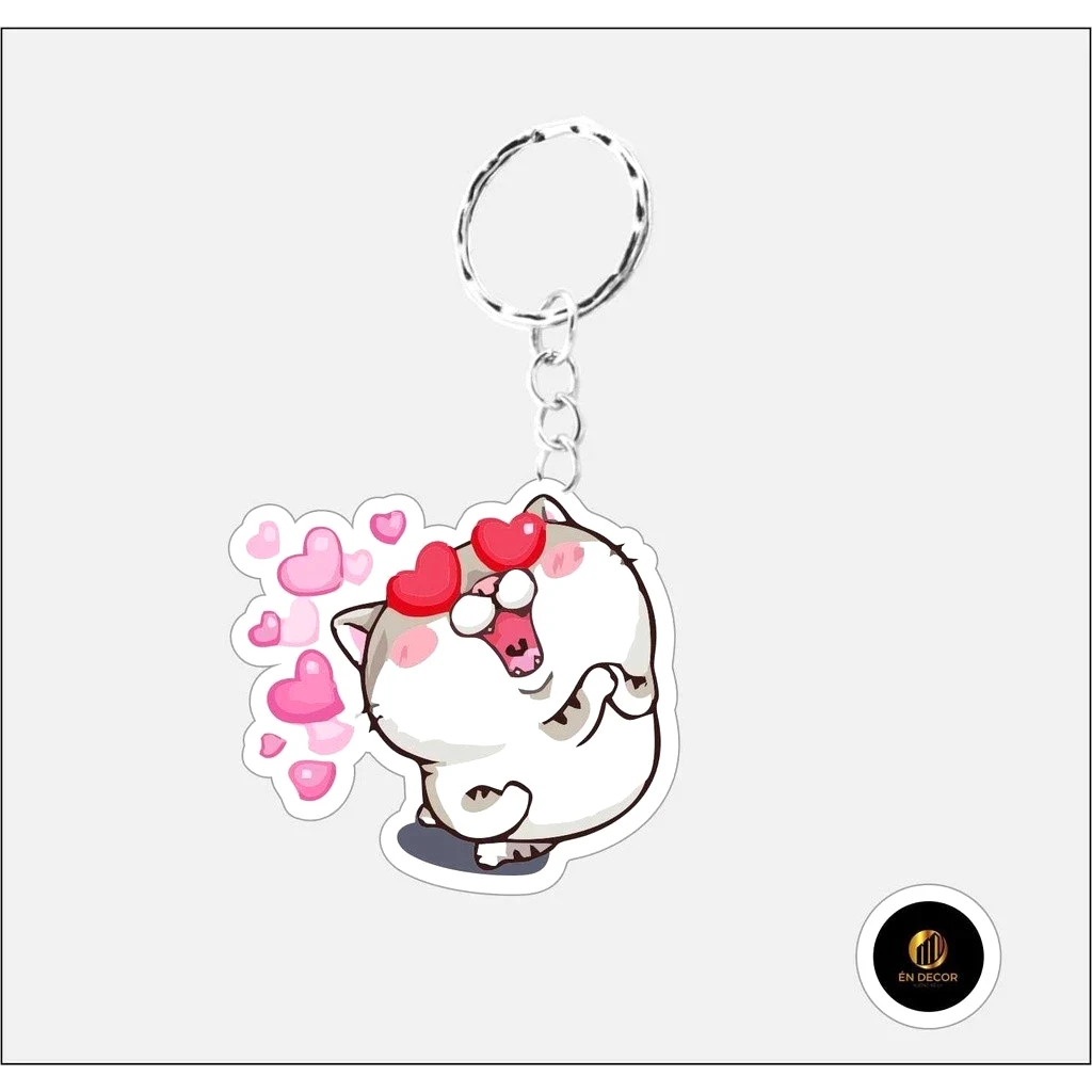 Móc Khóa Mèo Ami Bụng Bự Xinh Xắn Cute Tặng Người Thân, Bạn Bè, Làm Theo Yêu Cầu, Chất Liệu Mica Trong Suốt In 2 Mặt, Kích Thước 5cm , Trang Trí Treo Cặp, Balo 6 Móc Khóa Mèo Ami Bụng Bự Xinh Xắn Cute Tặng Người Thân, Bạn Bè, Làm Theo Yêu Cầu, Chất Liệu Mica Trong Suốt In 2 Mặt, Kích Thước 5cm , Trang Trí Treo Cặp, Balo 5