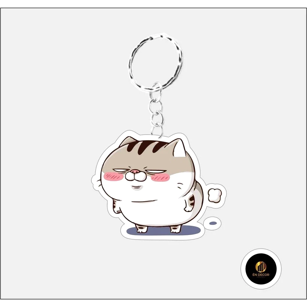 Móc Khóa Mèo Ami Bụng Bự Xinh Xắn Cute Tặng Người Thân, Bạn Bè, Làm Theo Yêu Cầu, Chất Liệu Mica Trong Suốt In 2 Mặt, Kích Thước 5cm , Trang Trí Treo Cặp, Balo 7 Móc Khóa Mèo Ami Bụng Bự Xinh Xắn Cute Tặng Người Thân, Bạn Bè, Làm Theo Yêu Cầu, Chất Liệu Mica Trong Suốt In 2 Mặt, Kích Thước 5cm , Trang Trí Treo Cặp, Balo 6