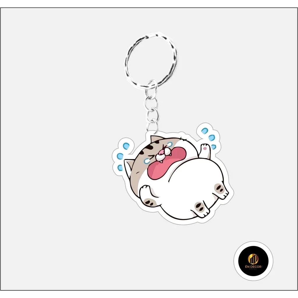 Móc Khóa Mèo Ami Bụng Bự Xinh Xắn Cute Tặng Người Thân, Bạn Bè, Làm Theo Yêu Cầu, Chất Liệu Mica Trong Suốt In 2 Mặt, Kích Thước 5cm , Trang Trí Treo Cặp, Balo 9 Móc Khóa Mèo Ami Bụng Bự Xinh Xắn Cute Tặng Người Thân, Bạn Bè, Làm Theo Yêu Cầu, Chất Liệu Mica Trong Suốt In 2 Mặt, Kích Thước 5cm , Trang Trí Treo Cặp, Balo 8