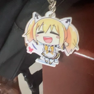 Móc Khóa Mèo Đen , Móc Khóa Aiko Chan Chibi Siêu Dễ Thương, Theo Yêu Cầu Mica Trong Suốt In 2 Mặt , Trang Trí Treo Cặp, Balo 1