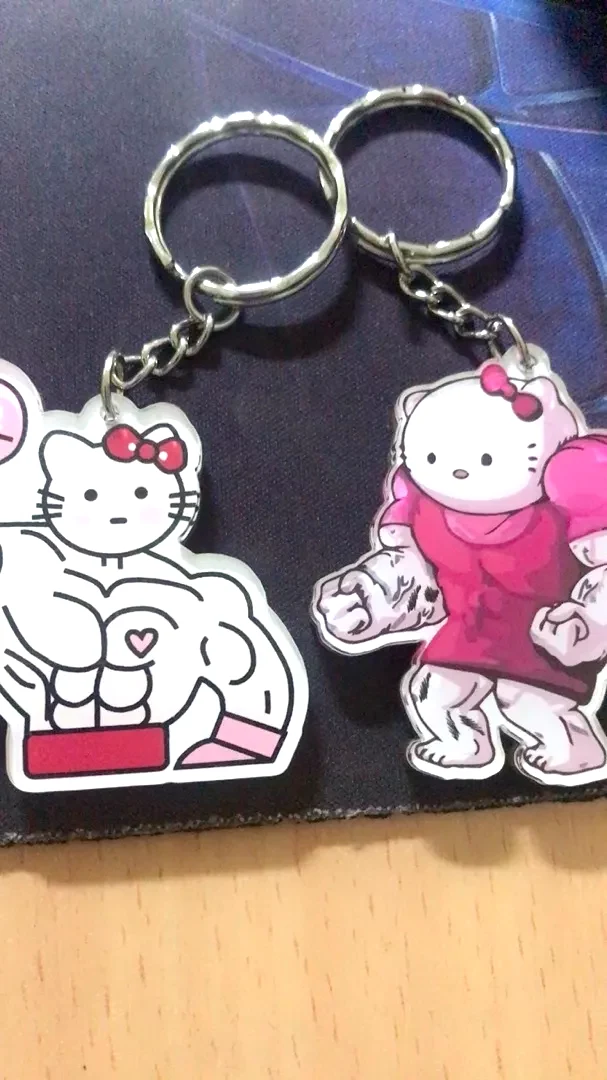 Móc Khoá Mèo Hello Kitty Cơ Bắp Đô Con Lực Lưỡng Đáng Yêu Dễ Thương, Móc Khóa Treo Cặp. Balo In Theo Yêu Cầu 3 Móc Khoá Mèo Hello Kitty Cơ Bắp Đô Con Lực Lưỡng Đáng Yêu Dễ Thương, Móc Khóa Treo Cặp. Balo In Theo Yêu Cầu 2