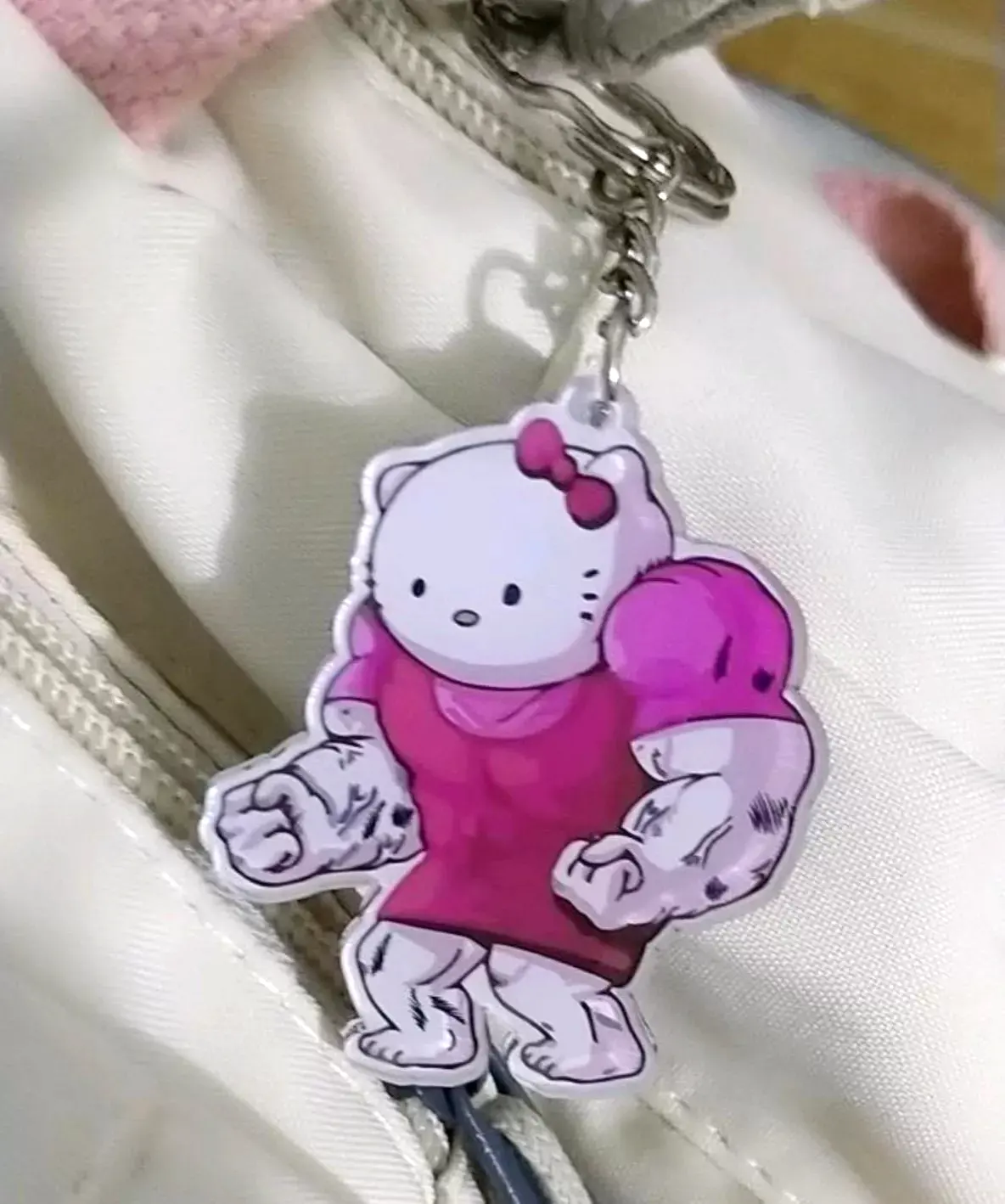 Móc Khoá Mèo Hello Kitty Cơ Bắp Đô Con Lực Lưỡng Đáng Yêu Dễ Thương, Móc Khóa Treo Cặp. Balo In Theo Yêu Cầu 5 Móc Khoá Mèo Hello Kitty Cơ Bắp Đô Con Lực Lưỡng Đáng Yêu Dễ Thương, Móc Khóa Treo Cặp. Balo In Theo Yêu Cầu 4