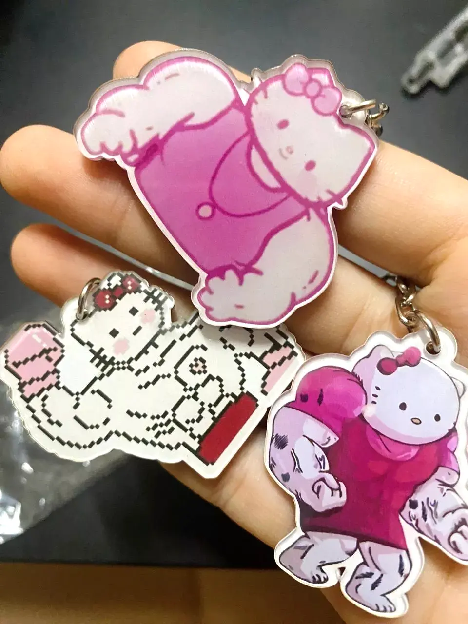 Móc Khoá Mèo Hello Kitty Cơ Bắp Đô Con Lực Lưỡng Đáng Yêu Dễ Thương, Móc Khóa Treo Cặp. Balo In Theo Yêu Cầu 9 Móc Khoá Mèo Hello Kitty Cơ Bắp Đô Con Lực Lưỡng Đáng Yêu Dễ Thương, Móc Khóa Treo Cặp. Balo In Theo Yêu Cầu 8