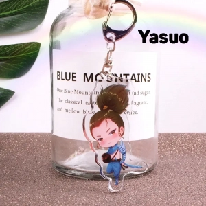 Móc Khoá Mica Acrylic Lol Liên Minh Huyền Thoại Yasuo Riven Irelia Leesin Kaisa Jinx Ezreal Yi Lux Xayah