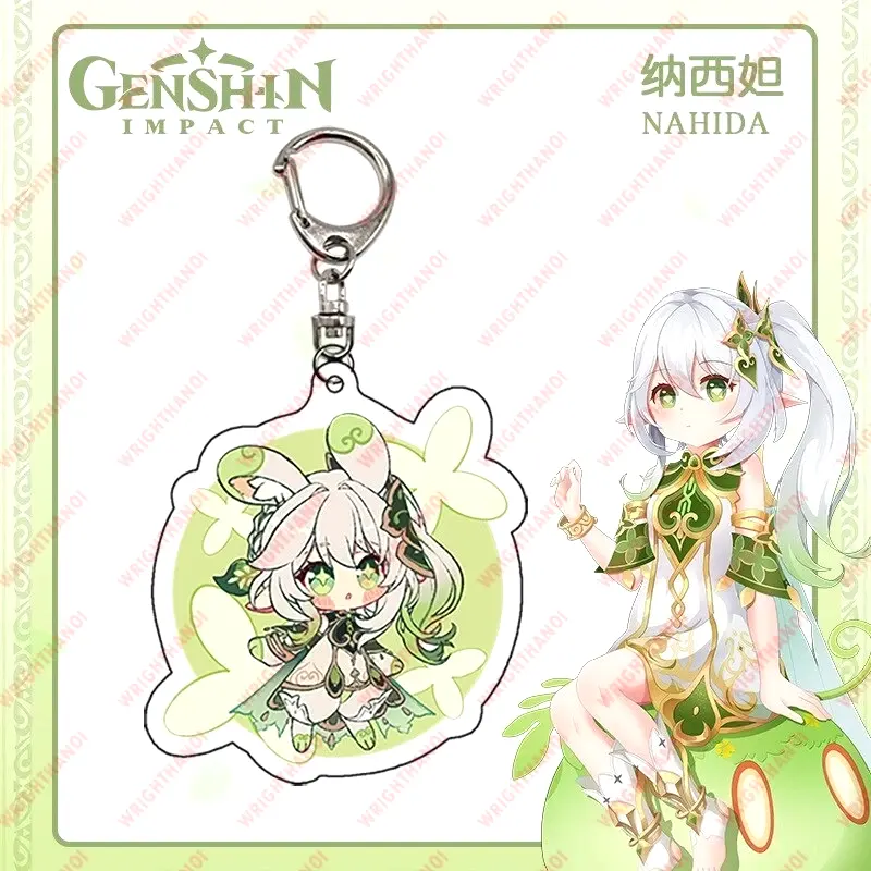 Móc Khóa Mica Anime Keychain Genshin Impact Grass God Nahida, Mica Trong Suốt In 2 Mặt, Kích Thước 5cm , Trang Trí Treo Cặp, Balo 6 Móc Khóa Mica Anime Keychain Genshin Impact Grass God Nahida, Mica Trong Suốt In 2 Mặt, Kích Thước 5cm , Trang Trí Treo Cặp, Balo 5