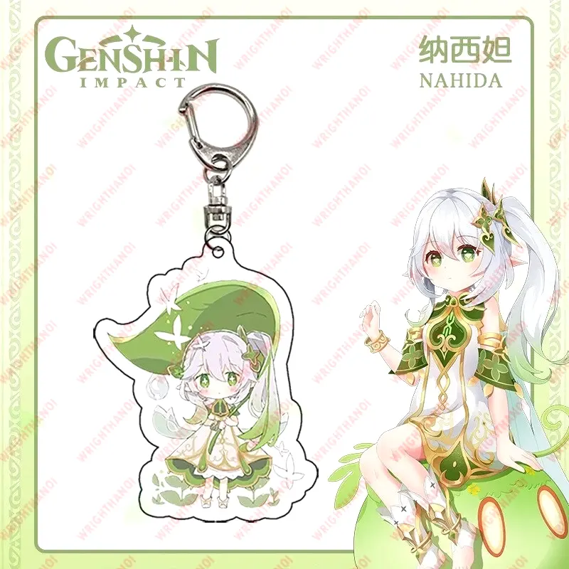 Móc Khóa Mica Anime Keychain Genshin Impact Grass God Nahida, Mica Trong Suốt In 2 Mặt, Kích Thước 5cm , Trang Trí Treo Cặp, Balo 7 Móc Khóa Mica Anime Keychain Genshin Impact Grass God Nahida, Mica Trong Suốt In 2 Mặt, Kích Thước 5cm , Trang Trí Treo Cặp, Balo 6