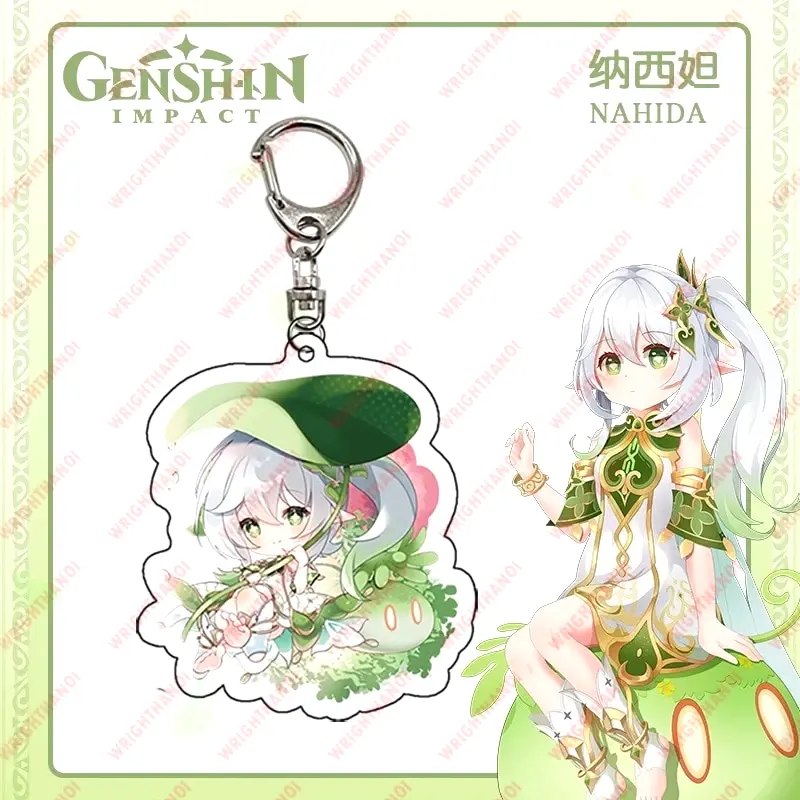 Móc Khóa Mica Anime Keychain Genshin Impact Grass God Nahida, Mica Trong Suốt In 2 Mặt, Kích Thước 5cm , Trang Trí Treo Cặp, Balo 8 Móc Khóa Mica Anime Keychain Genshin Impact Grass God Nahida, Mica Trong Suốt In 2 Mặt, Kích Thước 5cm , Trang Trí Treo Cặp, Balo 7
