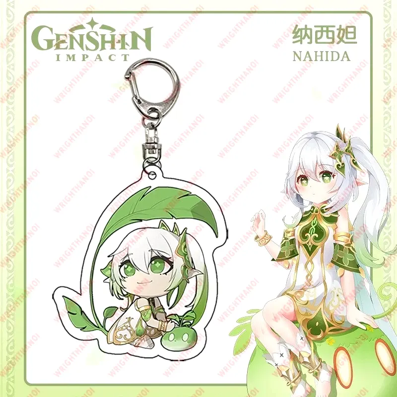 Móc Khóa Mica Anime Keychain Genshin Impact Grass God Nahida, Mica Trong Suốt In 2 Mặt, Kích Thước 5cm , Trang Trí Treo Cặp, Balo 1 Móc Khóa Mica Anime Keychain Genshin Impact Grass God Nahida, Mica Trong Suốt In 2 Mặt, Kích Thước 5cm , Trang Trí Treo Cặp, Balo