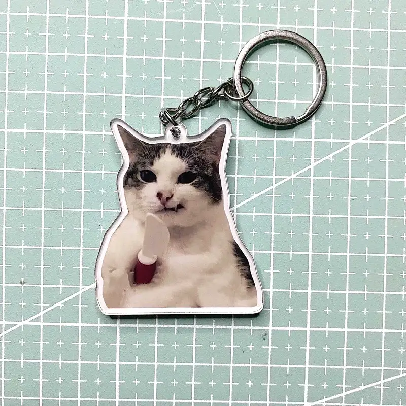 Móc Khoá Mica Mèo Meme Cute Đáng Yêu, Mỹ Diệu, Meme Quà Tặng Bạn Bè, Chất Liệu Mica Trong Suốt In 2 Mặt, Kích Thước 5cm , Trang Trí Treo Cặp, Balo 6 Móc Khoá Mica Mèo Meme Cute Đáng Yêu, Mỹ Diệu, Meme Quà Tặng Bạn Bè, Chất Liệu Mica Trong Suốt In 2 Mặt, Kích Thước 5cm , Trang Trí Treo Cặp, Balo 5