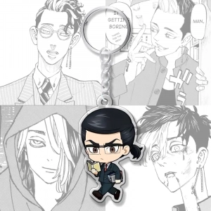 Móc Khóa Mica Mikey Chifuyu Takemichi Anime Tokyo Revengers Phụ Kiện Trang Trí Túi Xách Ba Lô 1