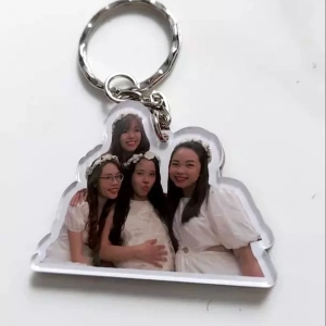 Móc Khóa Mica Theo Yêu Cầu Quà Tặng Valentine, Lễ Tinh Yêu - Cắt Hình Viền Lũ Bạn Thân - Gia Đình Cặp Đôi, Làm Theo Yêu Cầu, Chất Liệu Mica Trong Suốt In 2 Mặt, Kích Thước 5cm , Trang Trí Treo Cặp, Balo