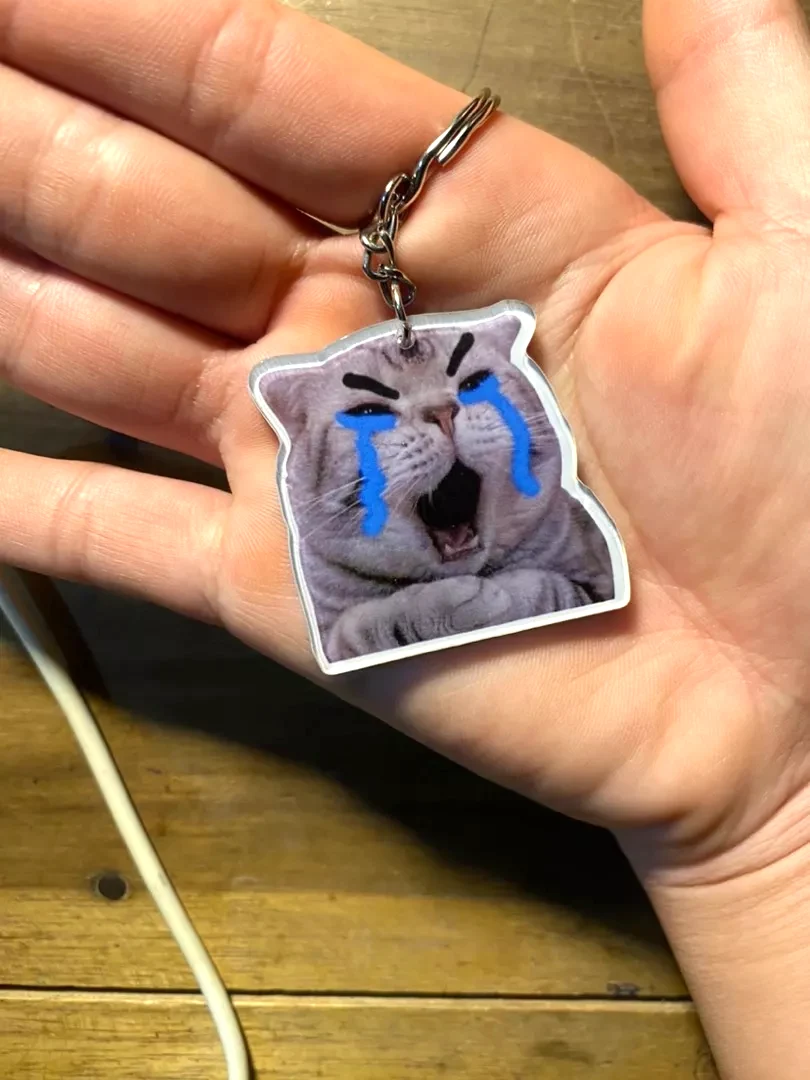 Móc Khoá Mica Trong 2 Mặt Mèo Meme Cute Đáng Yêu, Móc Khóa Treo Cặp. Balo In Theo Yêu Cầu 6 Móc Khoá Mica Trong 2 Mặt Mèo Meme Cute Đáng Yêu, Móc Khóa Treo Cặp. Balo In Theo Yêu Cầu 5