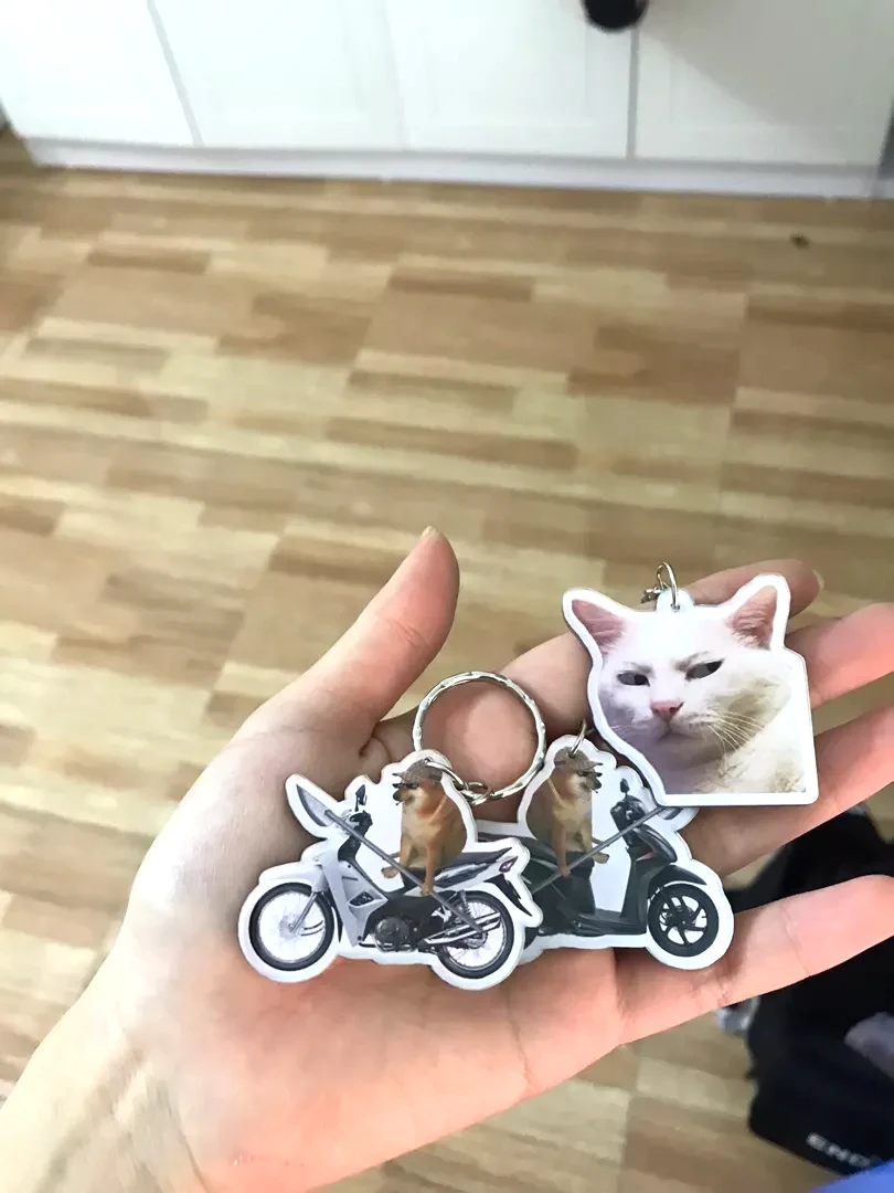 Móc Khoá Mica Trong 2 Mặt Mèo Meme Cute Đáng Yêu, Móc Khóa Treo Cặp. Balo In Theo Yêu Cầu 8 Móc Khoá Mica Trong 2 Mặt Mèo Meme Cute Đáng Yêu, Móc Khóa Treo Cặp. Balo In Theo Yêu Cầu 7