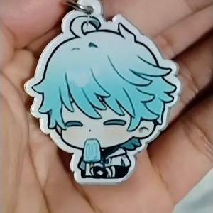 Móc Khóa Mô Hình Standee Đứng Để Bàn Chongyun Genshin Impact Đáng Yêu Chibi Trang Trí Quà Tặng, Chất Liệu Mica Trong Suốt In 2 Mặt, Kích Thước 5cm , Trang Trí Treo Cặp, Balo
