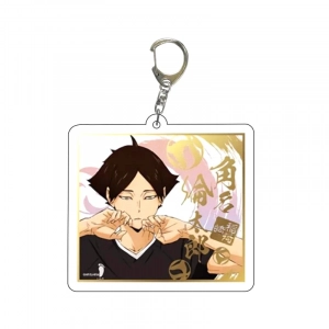 Móc Khoá Móc Khoá Haikyuu Anime Keychain Women Kuroo Tetsurou Kenma Kozume Key Chain Man Acrylic Japan, Mica Trong Suốt In 2 Mặt, Kích Thước 5cm , Trang Trí Treo Cặp, Balo 1
