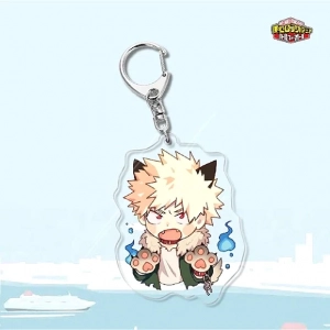 Móc Khoá Ngoại Vi Acrylic Móc Khóa My Hero Academia 2 Midoriya Izuku Khuôn Viên Trường Sán, Mica Trong Suốt In 2 Mặt, Kích Thước 5cm , Trang Trí Treo Cặp, Balo 1