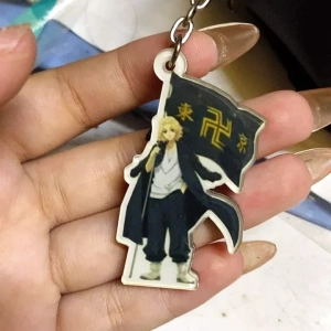 Móc Khóa Nhân Vật Phim Hoạt Hình Tokyo Revengers, Mica Trong Suốt In 2 Mặt, Kích Thước 5cm , Trang Trí Treo Cặp, Balo 1